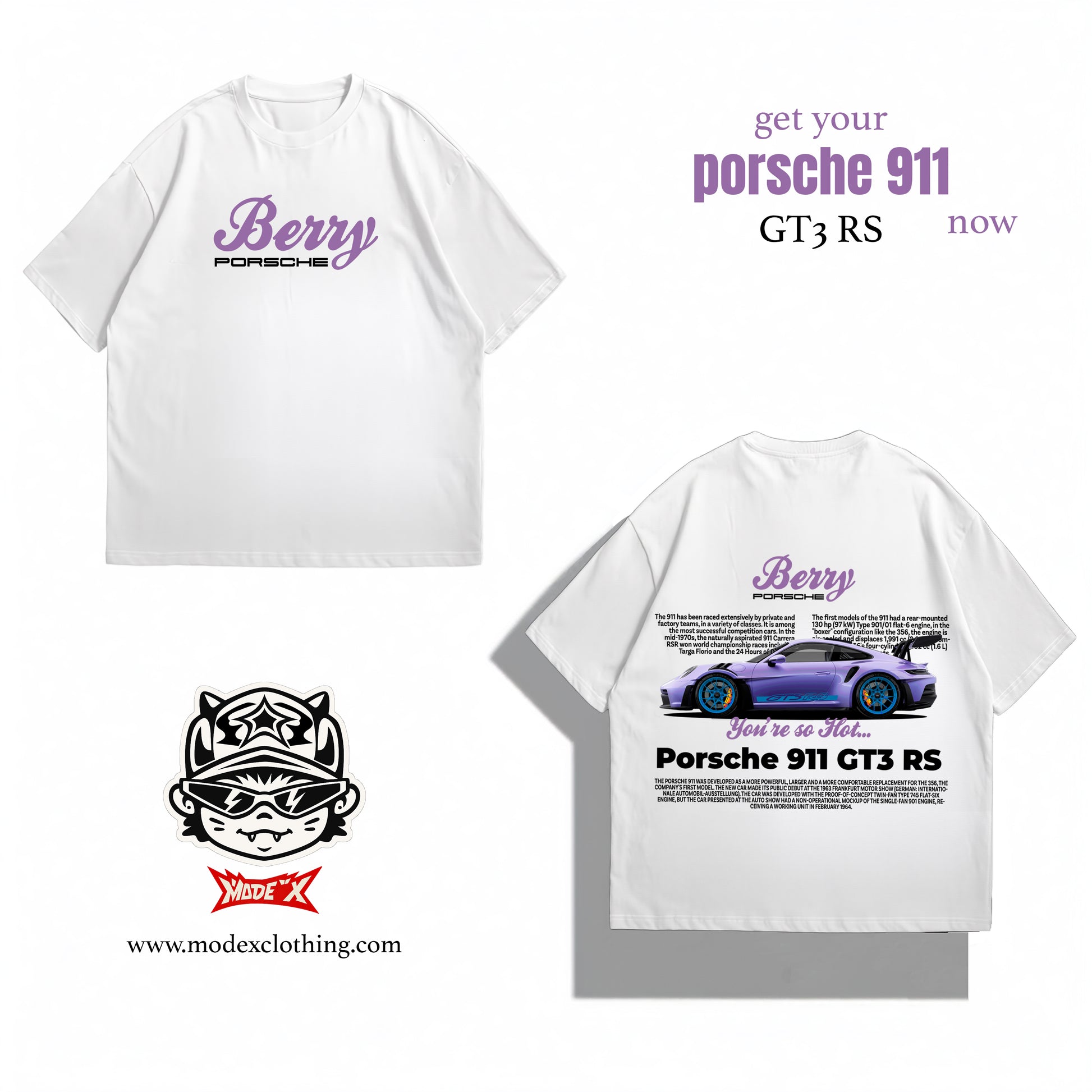 Berry Porsche 911 GT3 RS Tee